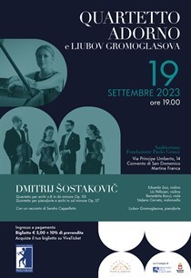 Quartetto Adorno e Liubov Gromoglasova in concerto 